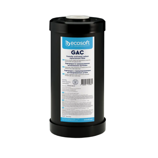 Картридж з гранульованим активованим вугіллям Ecosoft 4,5"х10"
