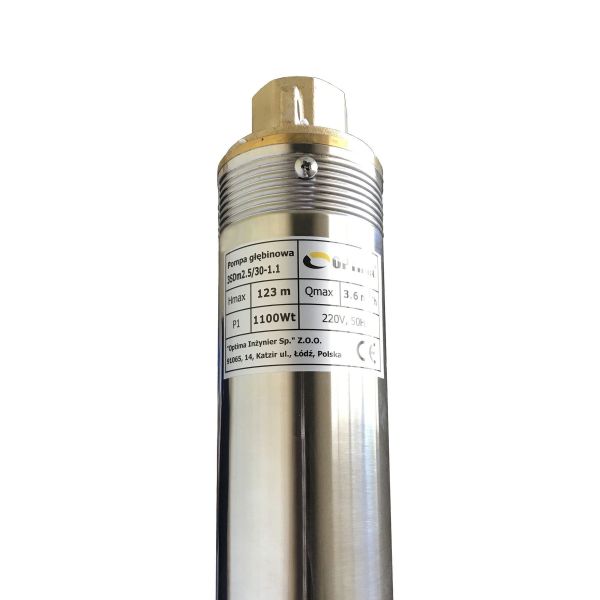 Насос свердловинний з підв, стійк, до піску 3 OPTIMA 3SDm2,5/30 1,1 кВт 124м +пульт+кабель 15м NEW