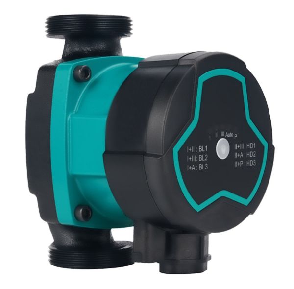 Насос циркуляційний енергозберігаючий 5-60Вт Hmax 8м Qmax 63л/хв Ø1½" 130мм + гайки Ø1" AQUATICA GPA25-8/130 III (774062)