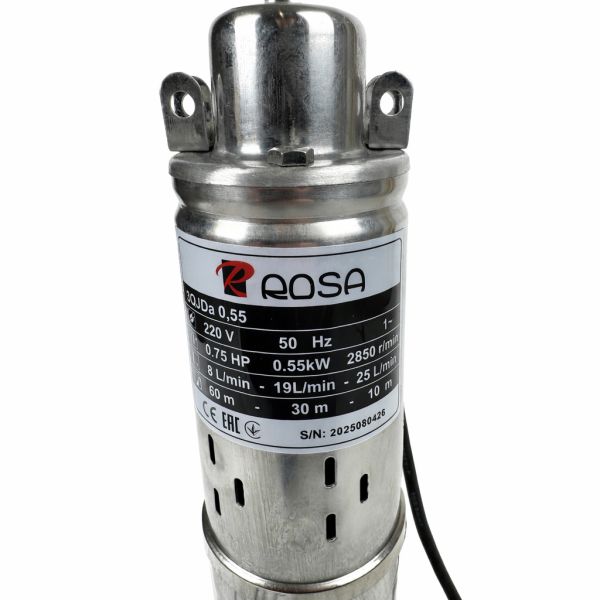 Шнековий насос ROSA 3QJDa 0,55kW для свердловини