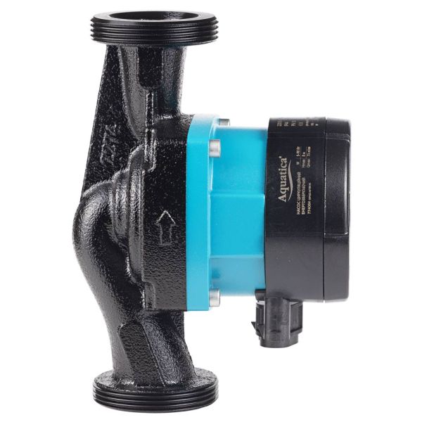 Насос циркуляційний енергозберігаючий 5-90Вт Hmax 8м Qmax 73л/хв Ø2" 180мм + гайки Ø1¼" AQUATICA GPA32-8/180 III (774064)