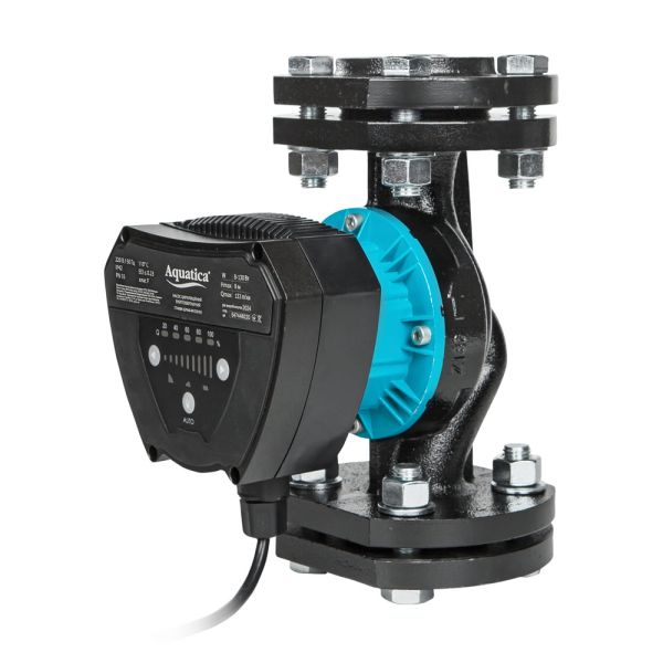 Насос циркуляційний енергозберігаючий фланц 8-130Вт Hmax 8м Qmax 133л/хв DN40 220мм + зворотний флан AQUATICA GPA40-8F/220 IV (774084)
