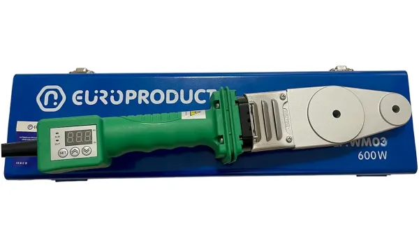 Паяльник Europroduct EP.WM03 для PPR труб (плоскі насадки) 20/32mm