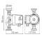 Циркуляційний насос KOER KP.GRS-25/6-180 Чехія (з гайками, кабелем та вилкою)