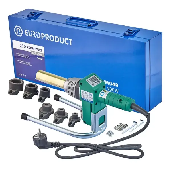 Паяльник Europroduct EP.WM04R PPR труб (круглі насадки) 20/32mm