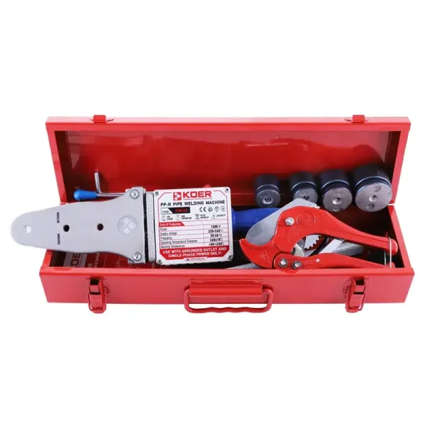 Паяльник для пластикових труб KOER KW.SET-03S MINI 1500w (Чехія)