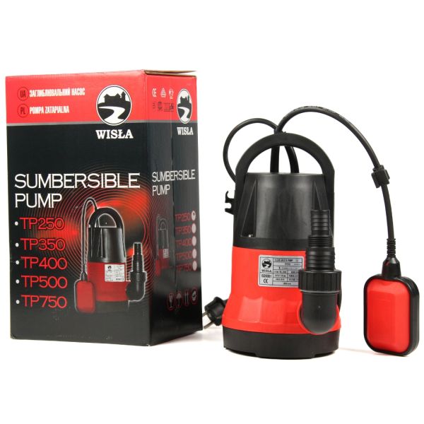 Дренажний насос Wisla TP-250 з поплавцем