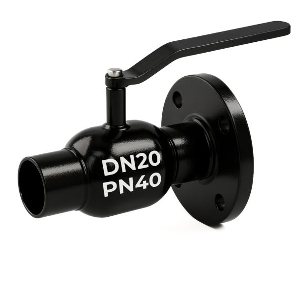 Кран ELEMENT 11с34п DN20/15, PN40, стандартнопрохідний, комбінований, запірний, кульовий, сталевий