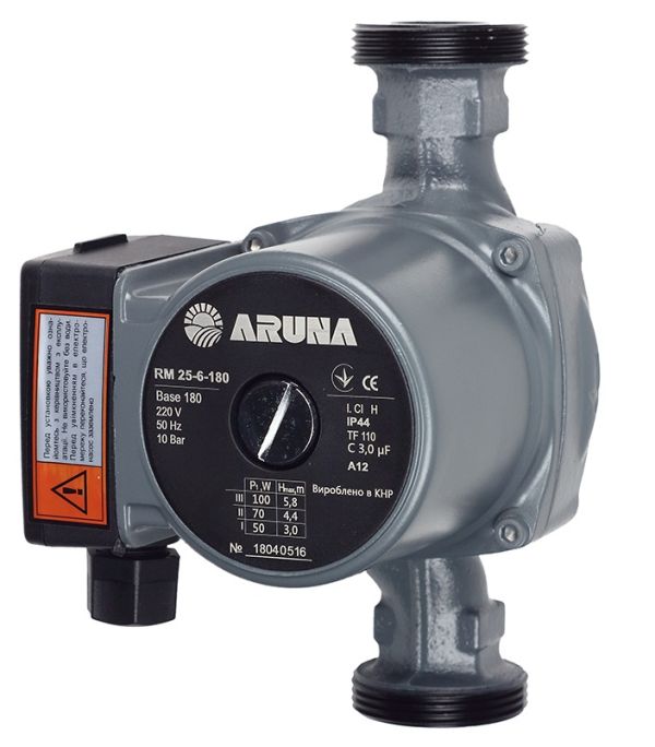 Циркуляційний насос Aruna RM 25-40-180 + гайки та кабель