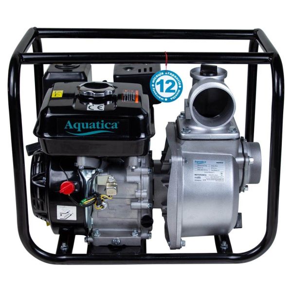 Мотопомпа 7.5 к.с. Hmax 30м Qmax 70м/год (4-х тактний) AQUATICA AQ30CX (772532)