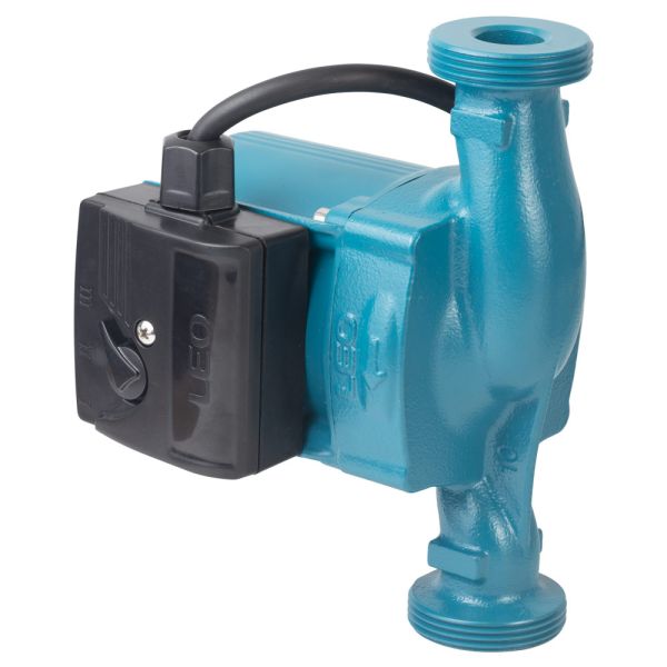 Насос циркуляційний 74Вт Hmax 4м Qmax 55л/хв 1" 180мм+гайки 1" LEO 3.0 LRP25-40/180 (774412)