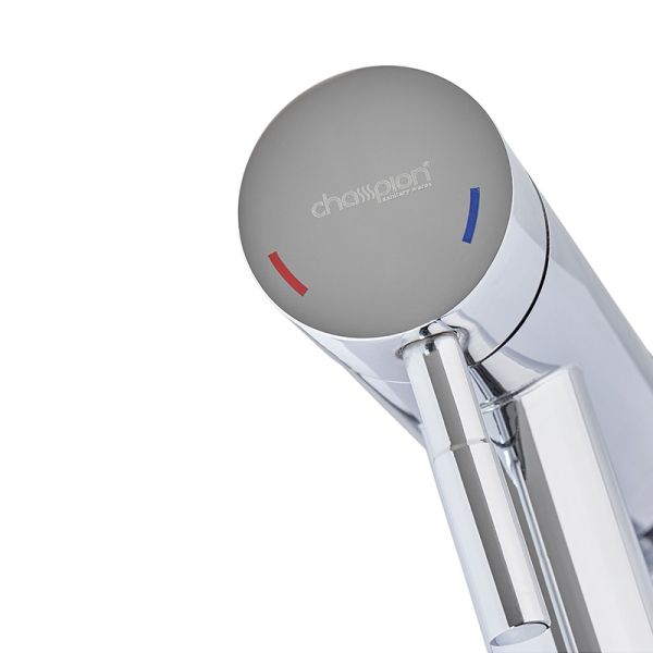 Змішувач для умивальника CHAMPION SUS-001-A Chrome з нерж. сталі SUS304 (CH6202)