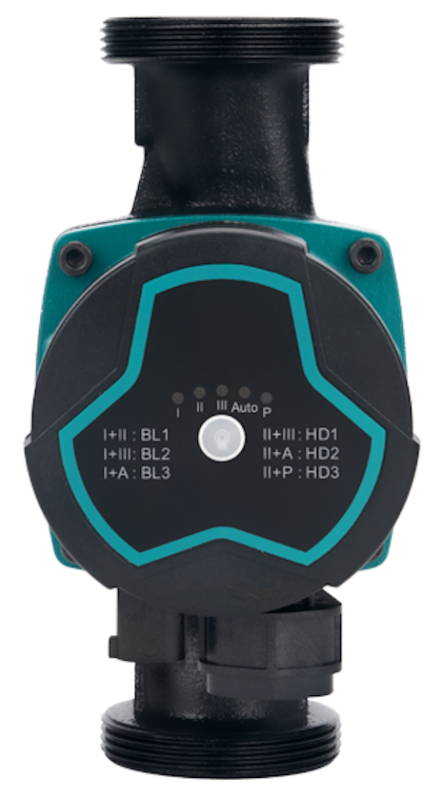 Насос циркуляційний енергозберігаючий 5-90Вт Hmax 8м Qmax 73л/хв Ø2" 180мм + гайки Ø1¼" AQUATICA GPA32-8/180 III (774064)
