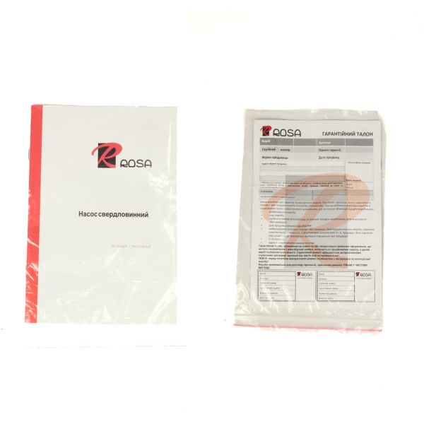 Насос Rosa 4QJDa 0,55kW, шнековий, для свердловини