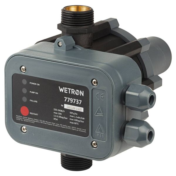 Контролер тиску електронний 1.1кВт 1" WETRON DSK-1.1 (779737)