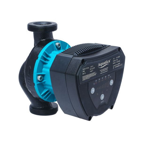 Насос циркуляційний енергозберігаючий 8-130Вт Hmax 8м Qmax 133л/хв Ø2" 180мм + гайки Ø1¼" AQUATICA GPA32-8/180 IV (774077)
