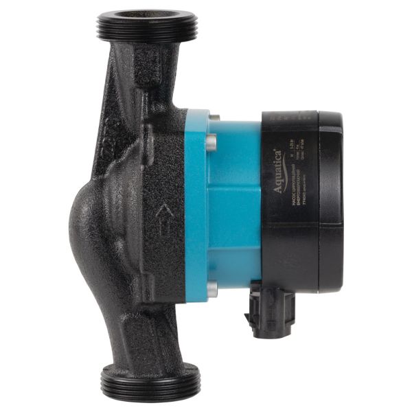 Насос циркуляційний енергозберігаючий 5-25Вт Hmax 4м Qmax 47л/хв Ø1½" 180мм + гайки Ø1" AQUATICA GPA25-4/180 III (774043)