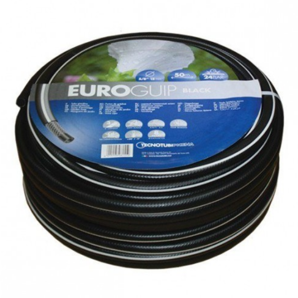Шланг Tecnotubi EuroGuip Black 1/2" 20м для полива