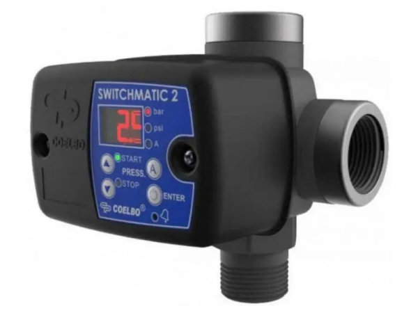 Електронне реле тиску COELBO SWITCHMATIC 2 T-KIT (Іспанія) із захистом від сухого ходу