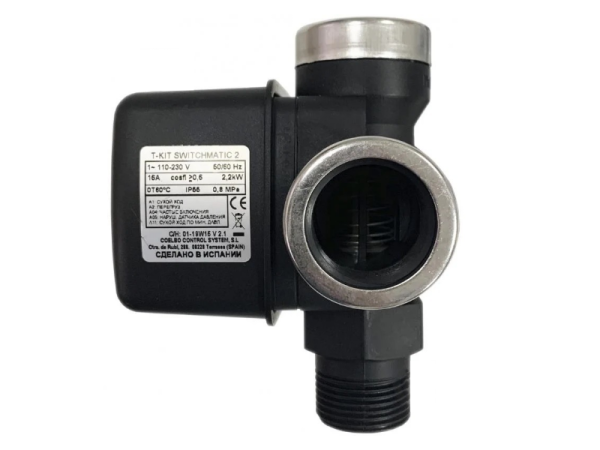 Електронне реле тиску COELBO SWITCHMATIC 2 T-KIT (Іспанія) із захистом від сухого ходу
