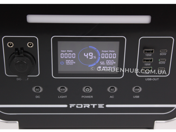 Портативна зарядна станція Forte PS-1024 LFP 1280Wh (1000W)
