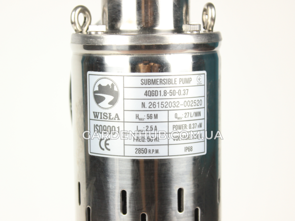 Насос шнековый WISLA 4QGD 1,8 - 50 0,37kw для скважины