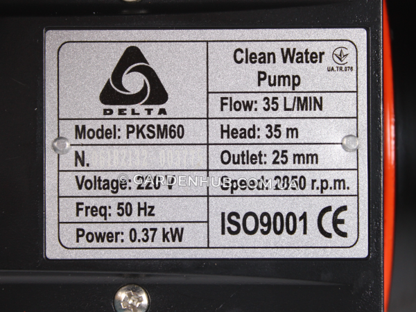 Міні-насосна станція Delta PKSM 60/2 L, 0.37 kW