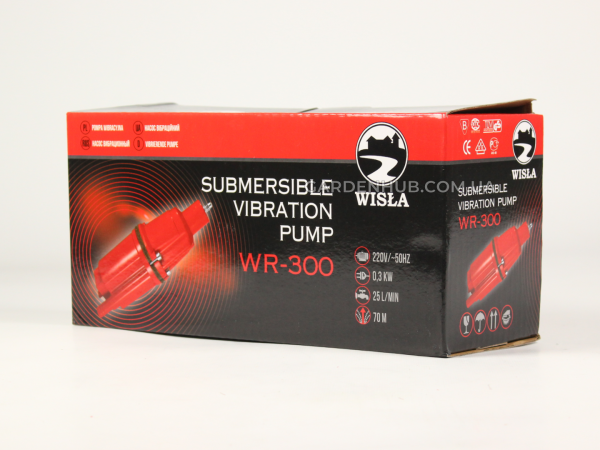 Насос вибрационный Wisla WR-300 "малыш" с нижним забором