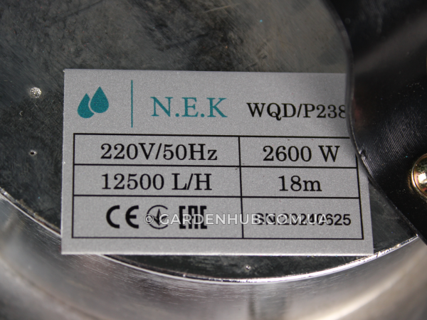 Фекальний, дренажний насос NEK SWP/P-238 з подрюбнювачем, без поплавця
