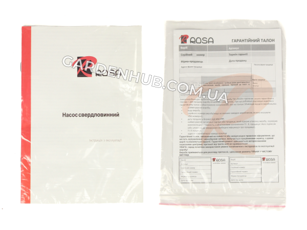 Насос ROSA 4QJDa 0,37kW, шнековий, для свердловини