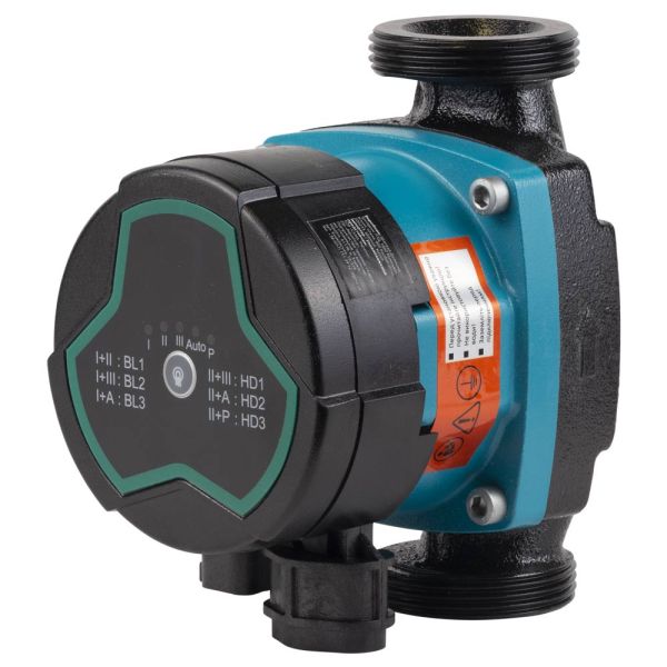 Насос циркуляційний енергозберігаючий 5-39Вт Hmax 6м Qmax 53л/хв Ø1½" 130мм + гайки Ø1" AQUATICA GPA25-6/130 III (774052)