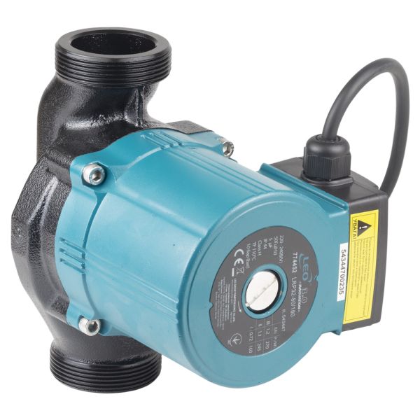 Насос циркуляційний 270Вт Hmax 8м Qmax 170л/хв 2" 180мм+гайки 1" LEO 3.0 LRP32-80/180 (774452)