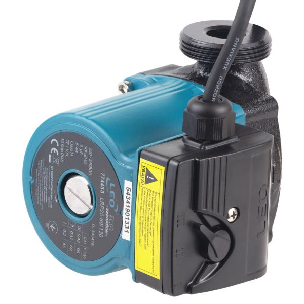 Насос циркуляційний 96Вт Hmax 6м Qmax 58л/хв 1" 130мм+гайки 1" LEO 3.0 LRP25-60/130 (774433)