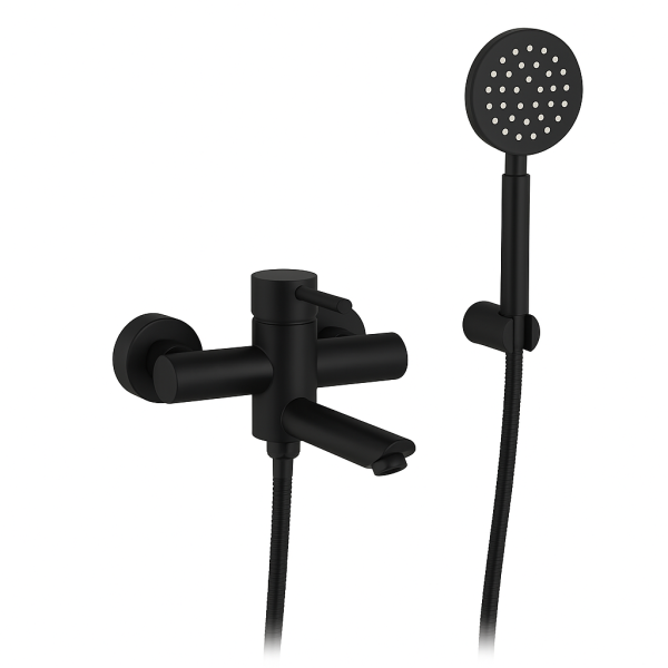 Змішувач для ванни MIXXUS SUS-009 (Euro) BLACK з нерж. сталі SUS304 (MI6044)
