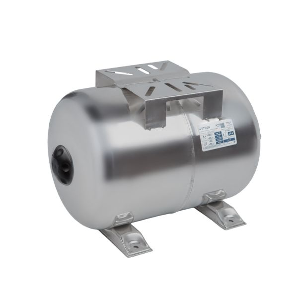 Гідроакумулятор горизонтальний 24л (нерж) WETRON HTw24SS (779211)