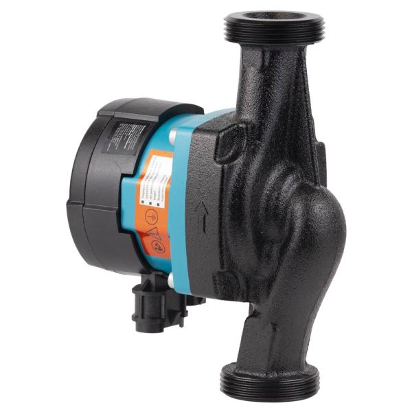 Насос циркуляційний енергозберігаючий 5-39Вт Hmax 6м Qmax 53л/хв ØØ1½" 180мм + гайки Ø1" AQUATICA GPA25-6/180 III (774053)