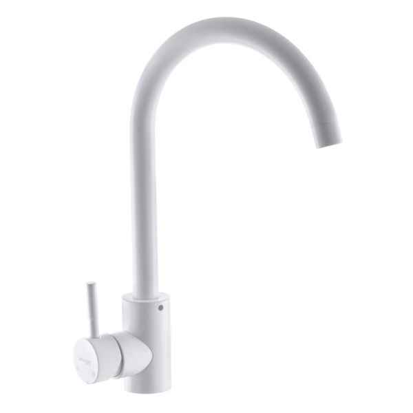 Змішувач для кухні MIXXUS SUS-011-2 WHITE з нерж. сталі SUS304 (MI5755)