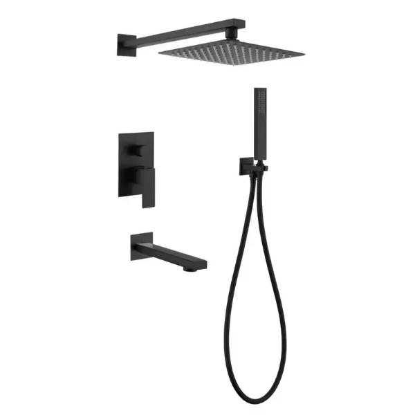 Душова колона зі змішувачем MIXXUS KUB-009 INNER BLACK з нерж. сталі SUS304 (MI5946)