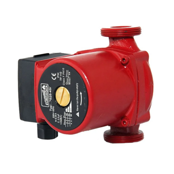 Циркуляційний насос Euroaqua GPS25-4-130 + гайки Ø25 для системи опалення
