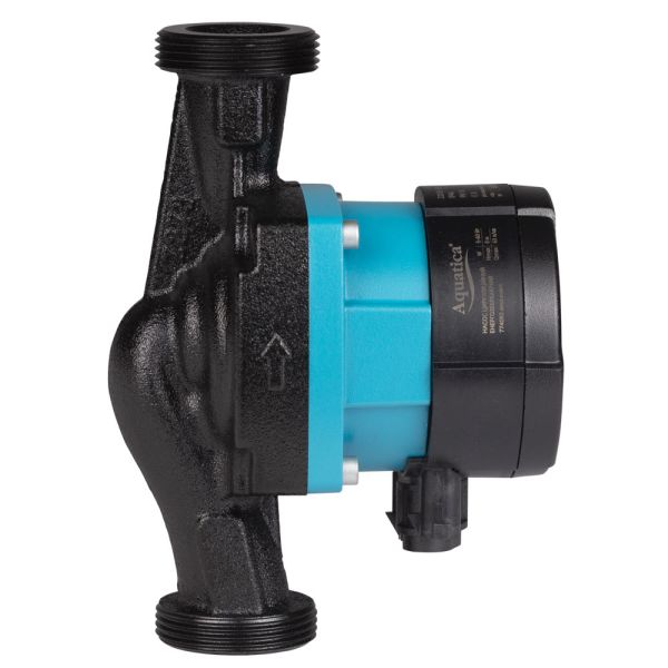 Насос циркуляційний енергозберігаючий 5-60Вт Hmax 8м Qmax 63л/хв Ø1½" 180мм + гайки Ø1" AQUATICA GPA25-8/180 III (774063)