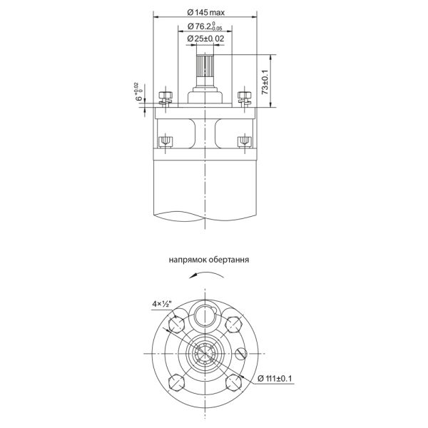 Насос відцентровий 380В 22кВт H 174(109)м Q 1100(800)л/хв 145мм колеса нерж сталь+пульт (з 3х частин) DONGYIN 6SP46-13 (7777513)