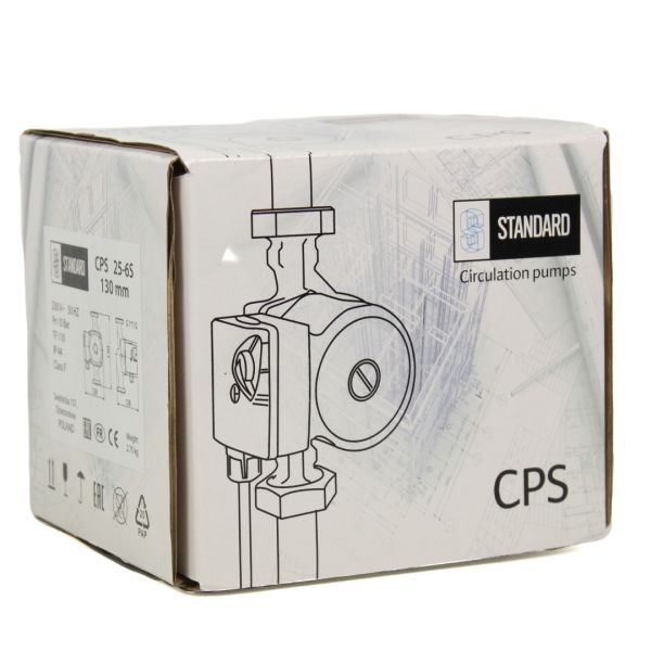 Циркуляционный насос STANDARD CPS 25-6S-130 для системы отопления