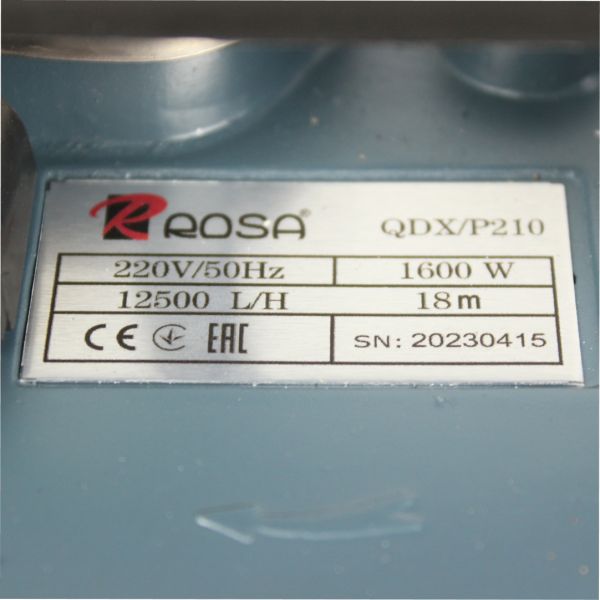 Дренажний насос ROSA QDX/P-210 з поплавцем