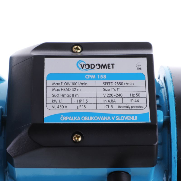 Відцентровий насос VODOMET CPM-158, 1.1 кВт